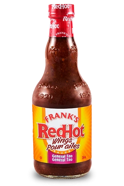 Frank's RedHot Sauce pour Ailes Général Tao 354 ml Frank's RedHot Sauce pour Ailes Général Tao 354 ml