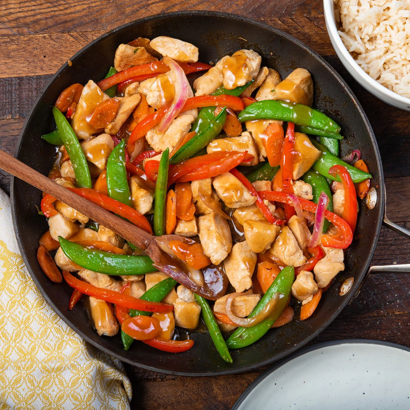 ONE Skillet Honey Garlic Stir Fry | McCormick