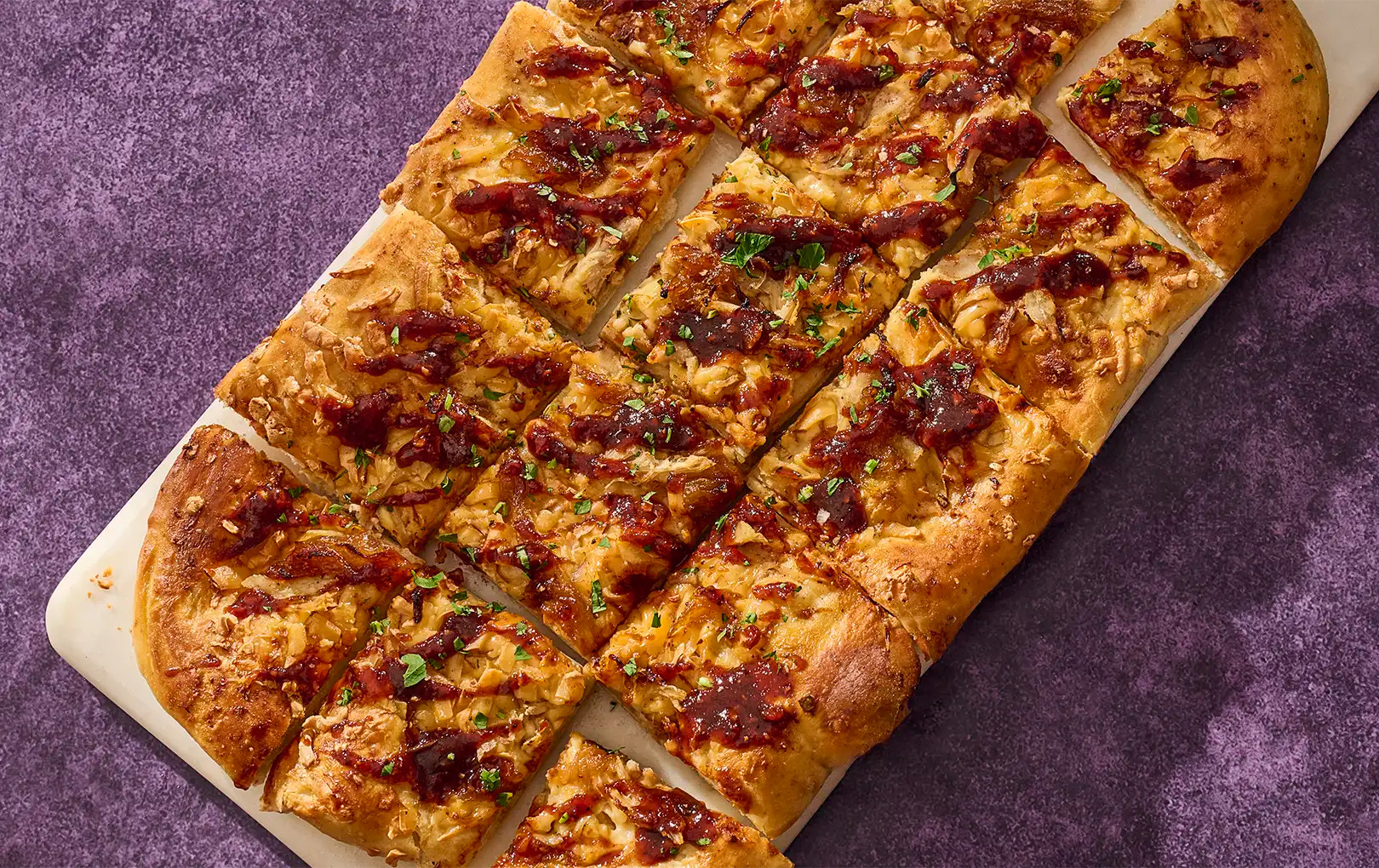 Black Currant Spicy BBQ Chicken Flatbread