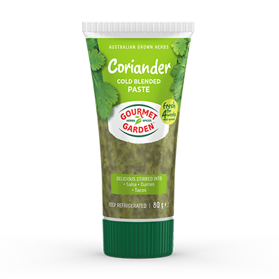 coriander cold blended paste