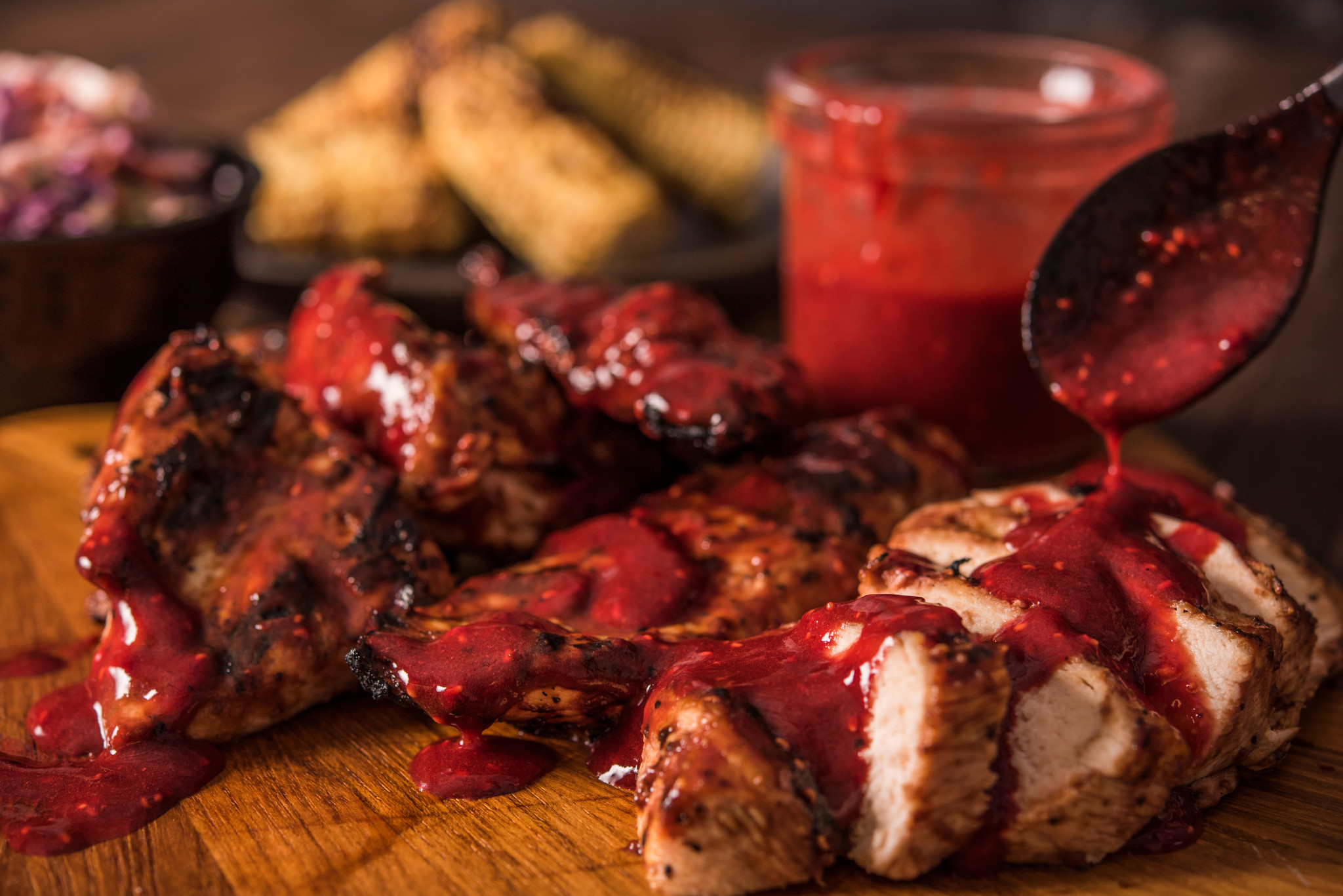 Raspberry Chipotle Mustard