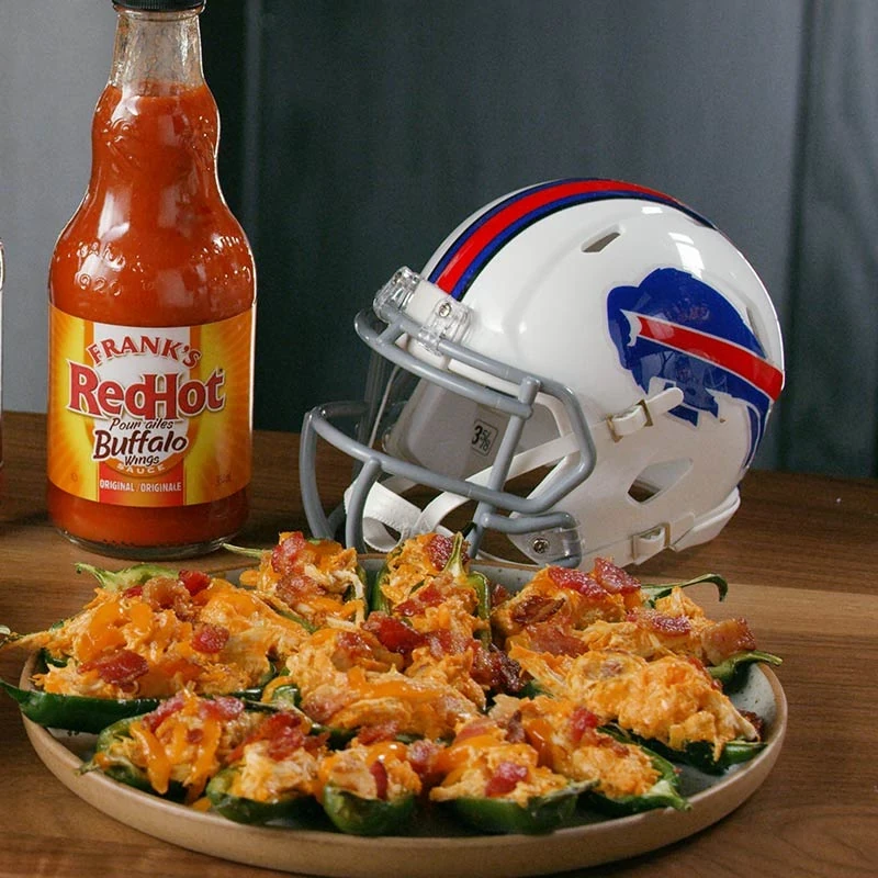 Frank's RedHot Loaded Buffalo Chicken Jalapeño Poppers