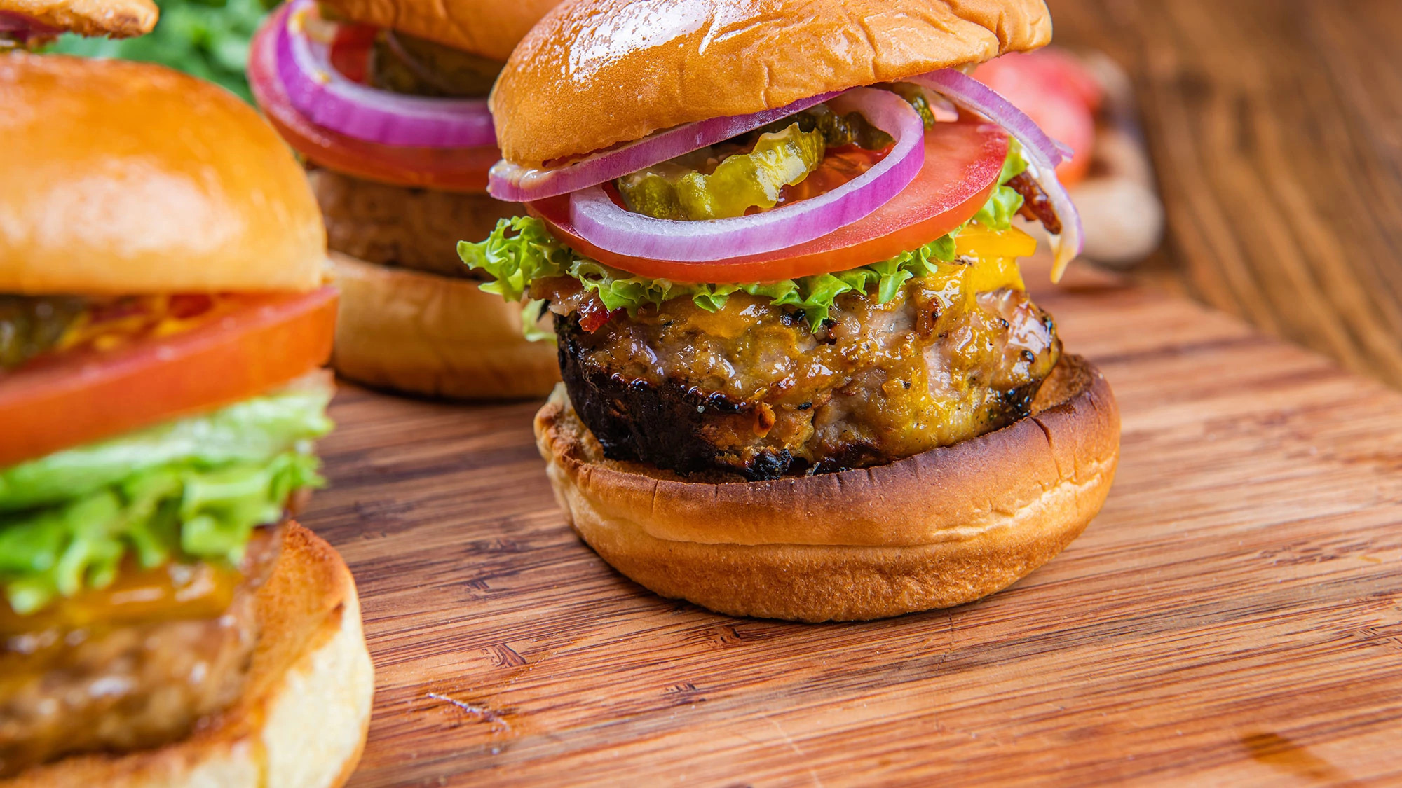Triple Honey Mustard Turkey Burger Sliders
