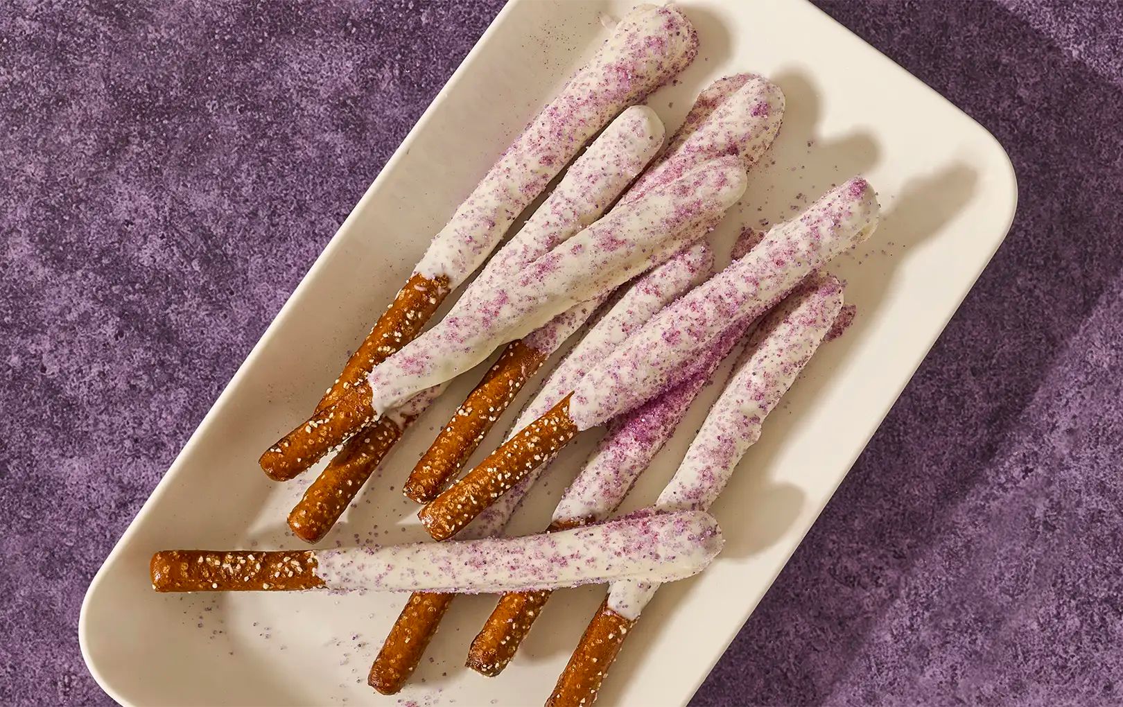 Black Currant Pretzel Rods