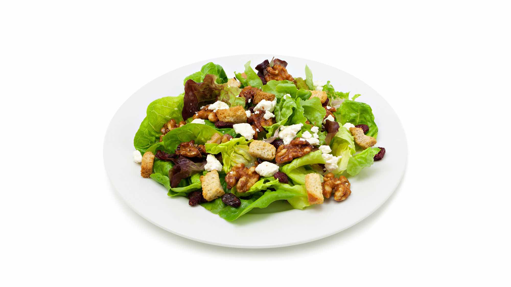 RECETTE salade croustillante aux noix