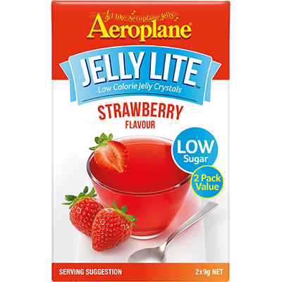 Aeroplane Jelly Lite Strawberry Flavoured Jelly Crystals