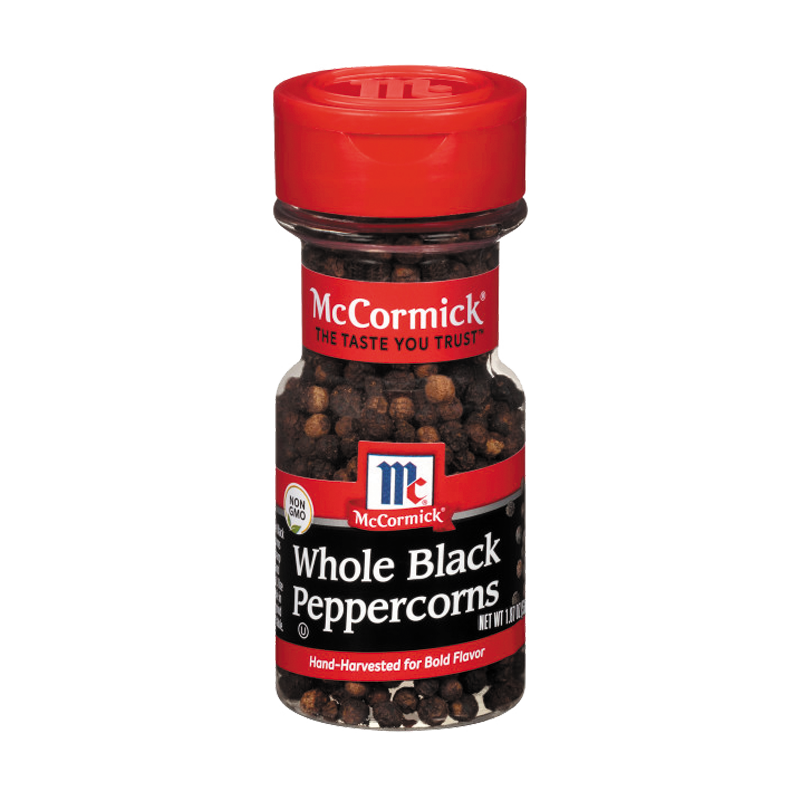 mccormick whole black peppercorns