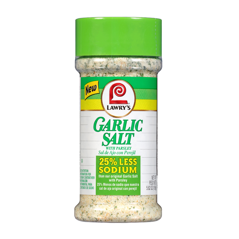 less sodium garlic salt with parsley