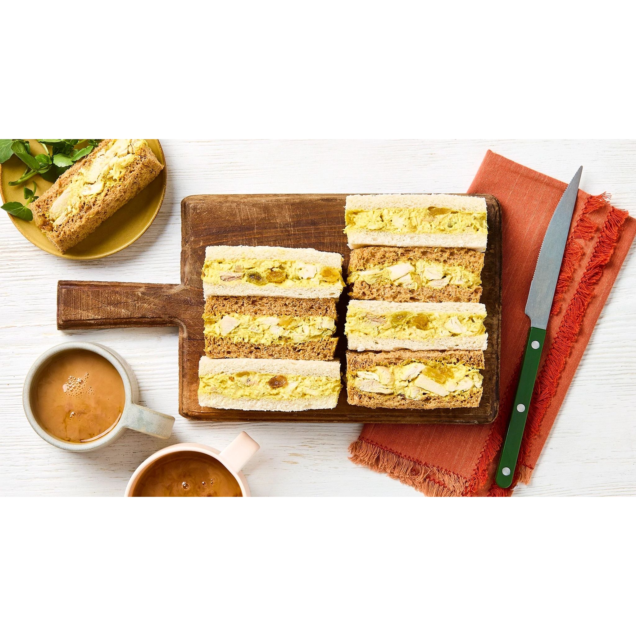 Coronation Chicken Sandwich (afternoon tea)