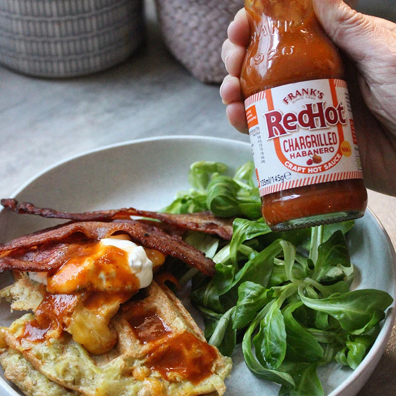 Loaded breakfast waffles recipe Breakfast recipes FRANK'S RedHot® UK