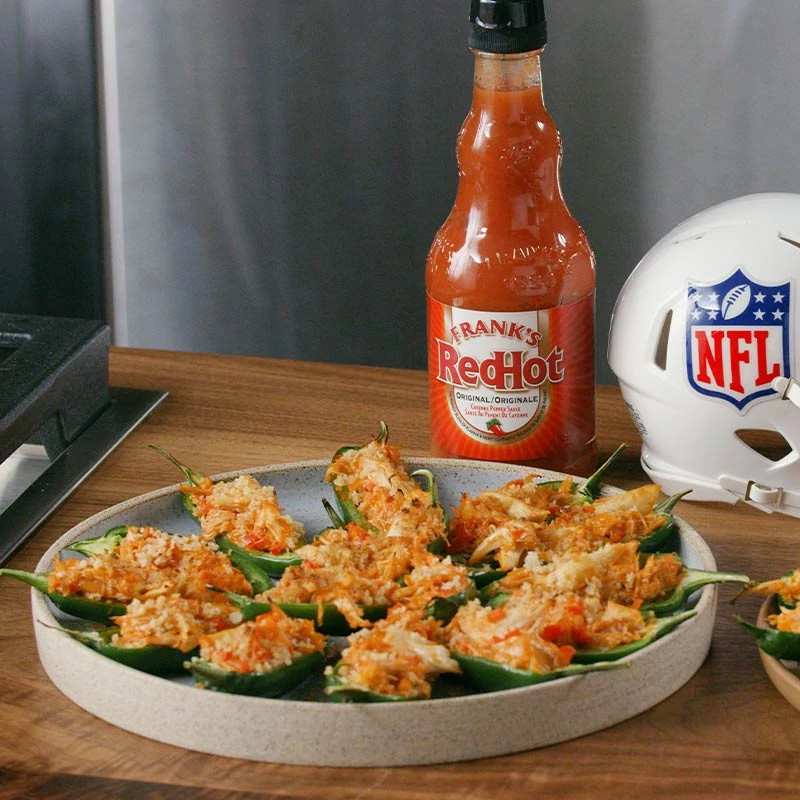 Deviled Crab Jalapeño Poppers Frank's RedHot CA