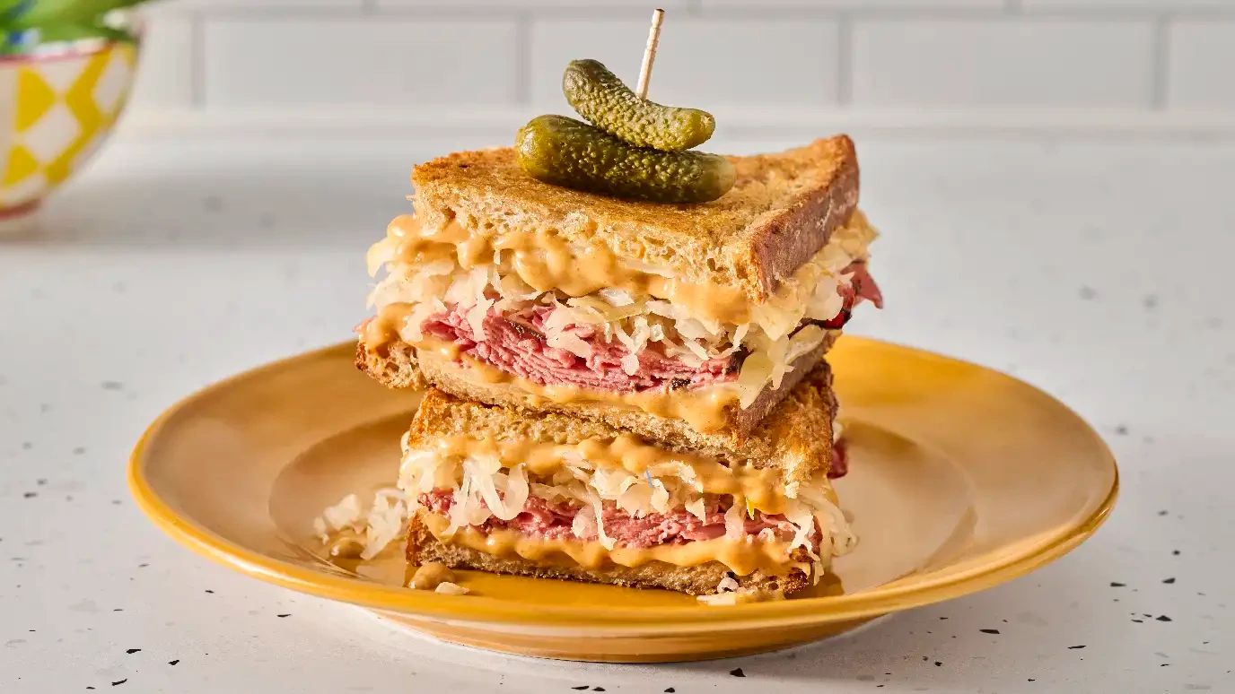 Maple Mustard Hot Pastrami and Cheese