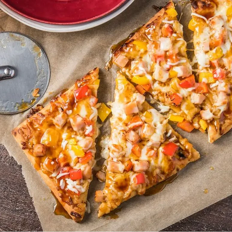 Franks RedHot Stingin Honey Teriyaki Chicken Flatbread Franks RedHot Stingin Honey Teriyaki Chicken Flatbread