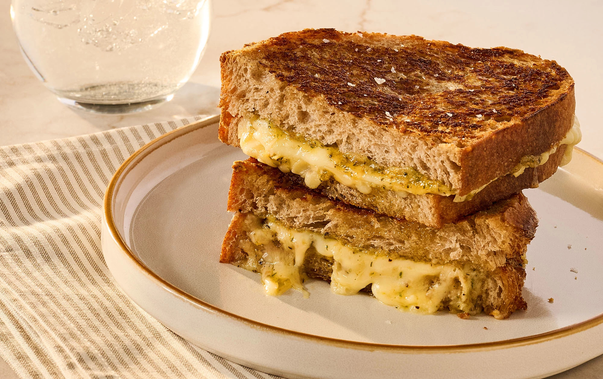 Caramelized Onion Grilled Cheese