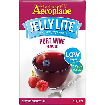Aeroplane Jelly Lite Port Wine Flavoured Jelly Crystals