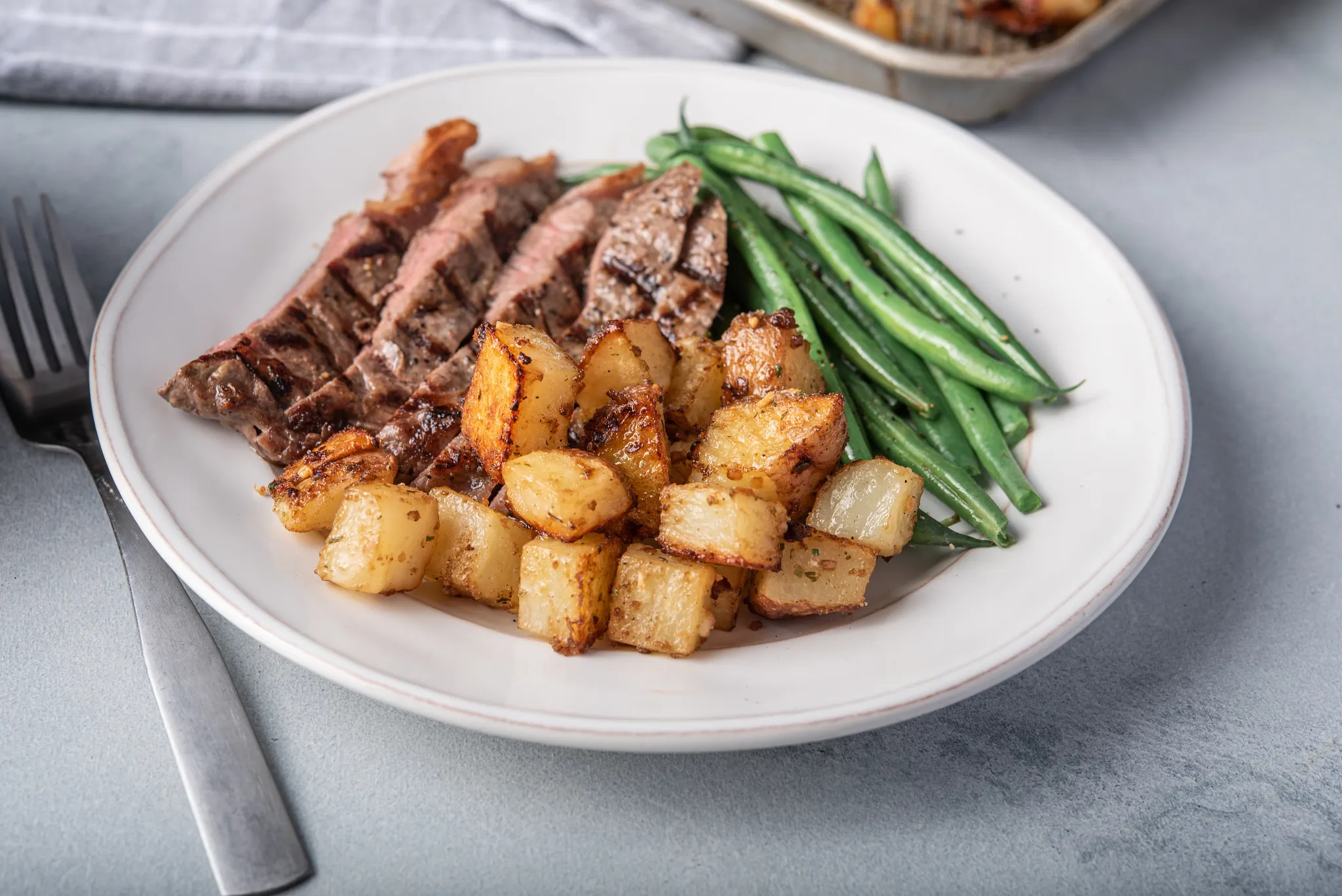 Toasted Onion and Garlic Potatoes