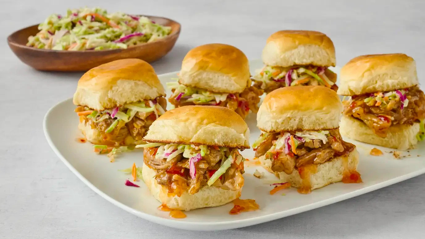 Mini-burgers de porc au piment doux
