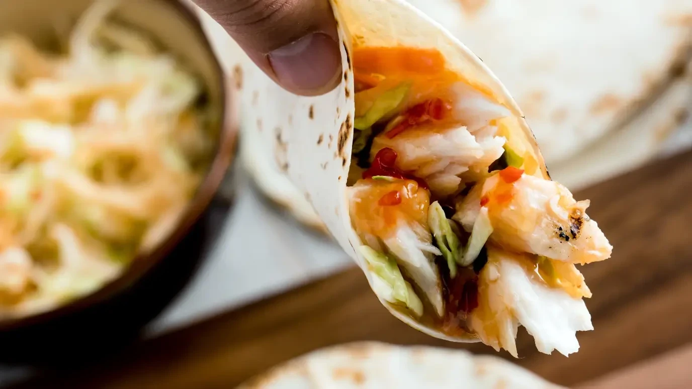 Frank's RedHot Sweet Chili Fish Tacos