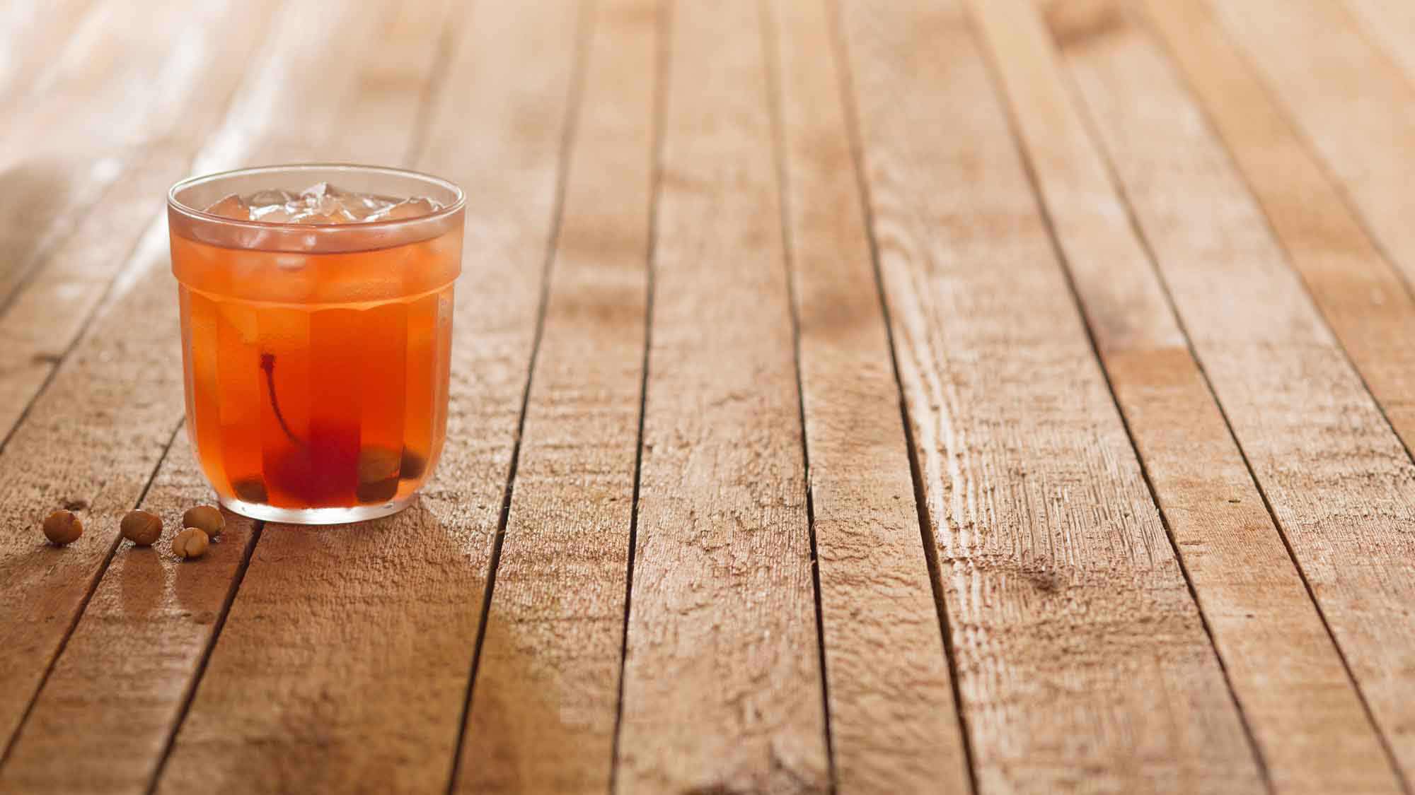 RECETTE cocktail old fashion aux cacahuetes grillees