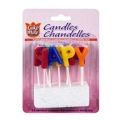 happy birthday candles