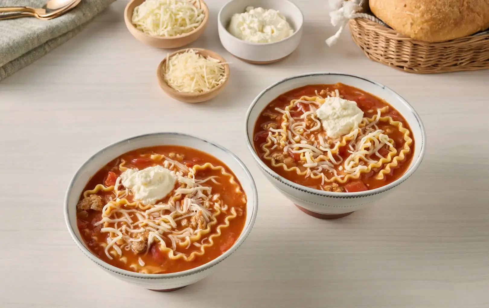 One Pot Lasagna Soup