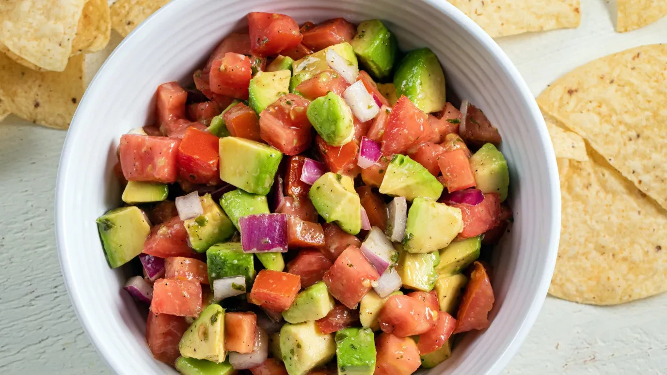 Avocado, Tomato and Basil Salsa