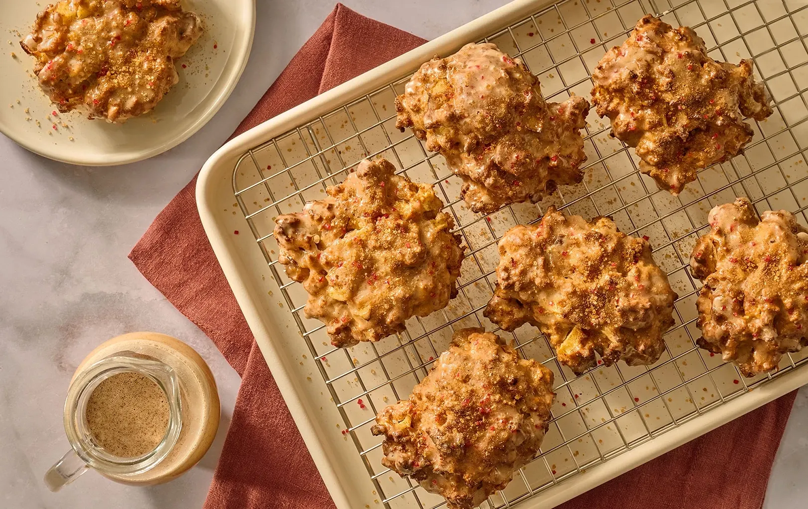 Air Fryer Apple Fritters