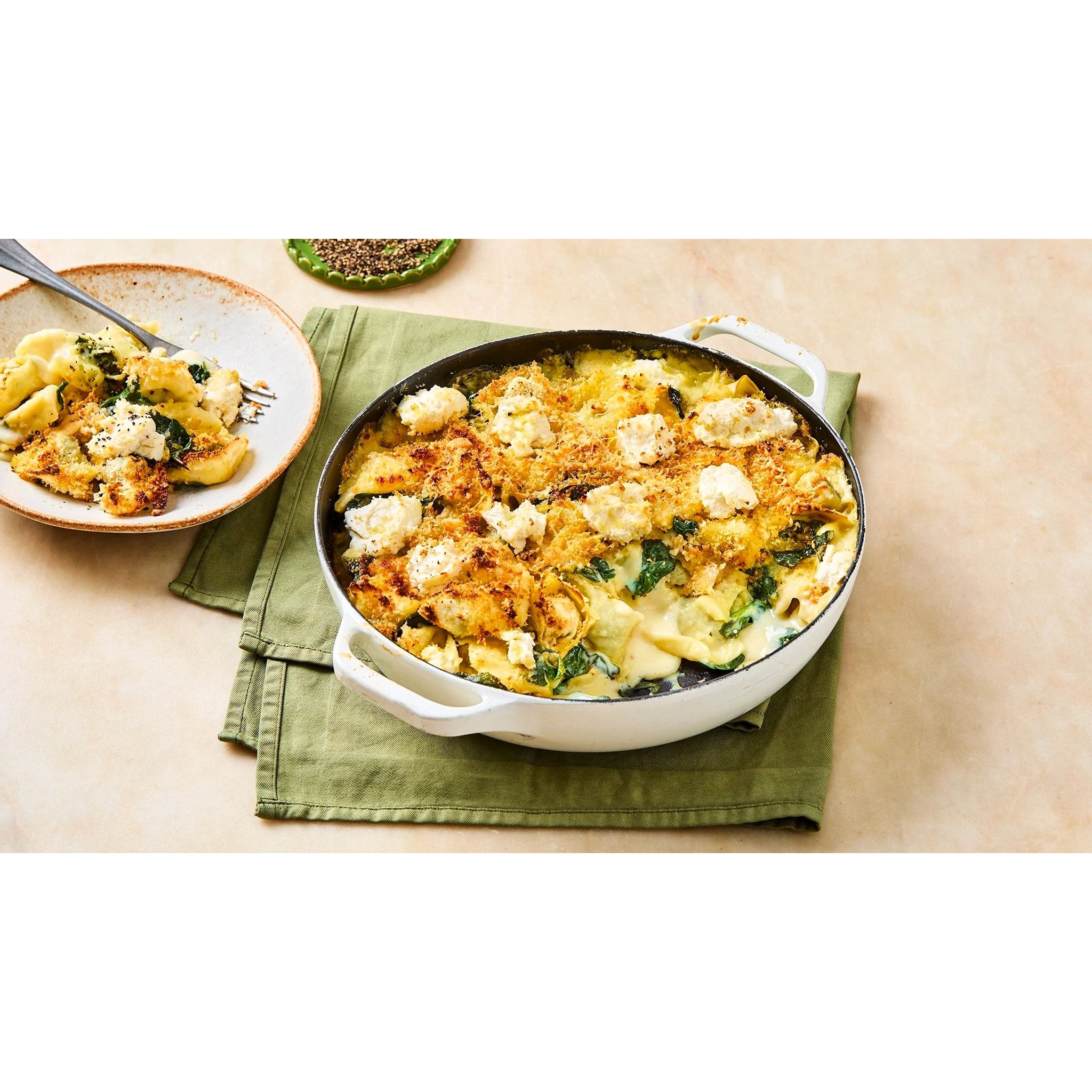 Ultimate Baked Tortellini ‘n’ Cheese