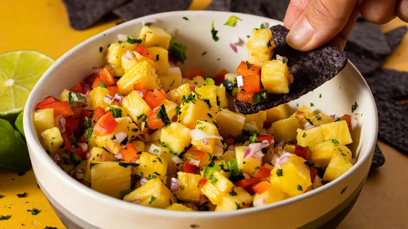 Pineapple Salsa with Cilantro