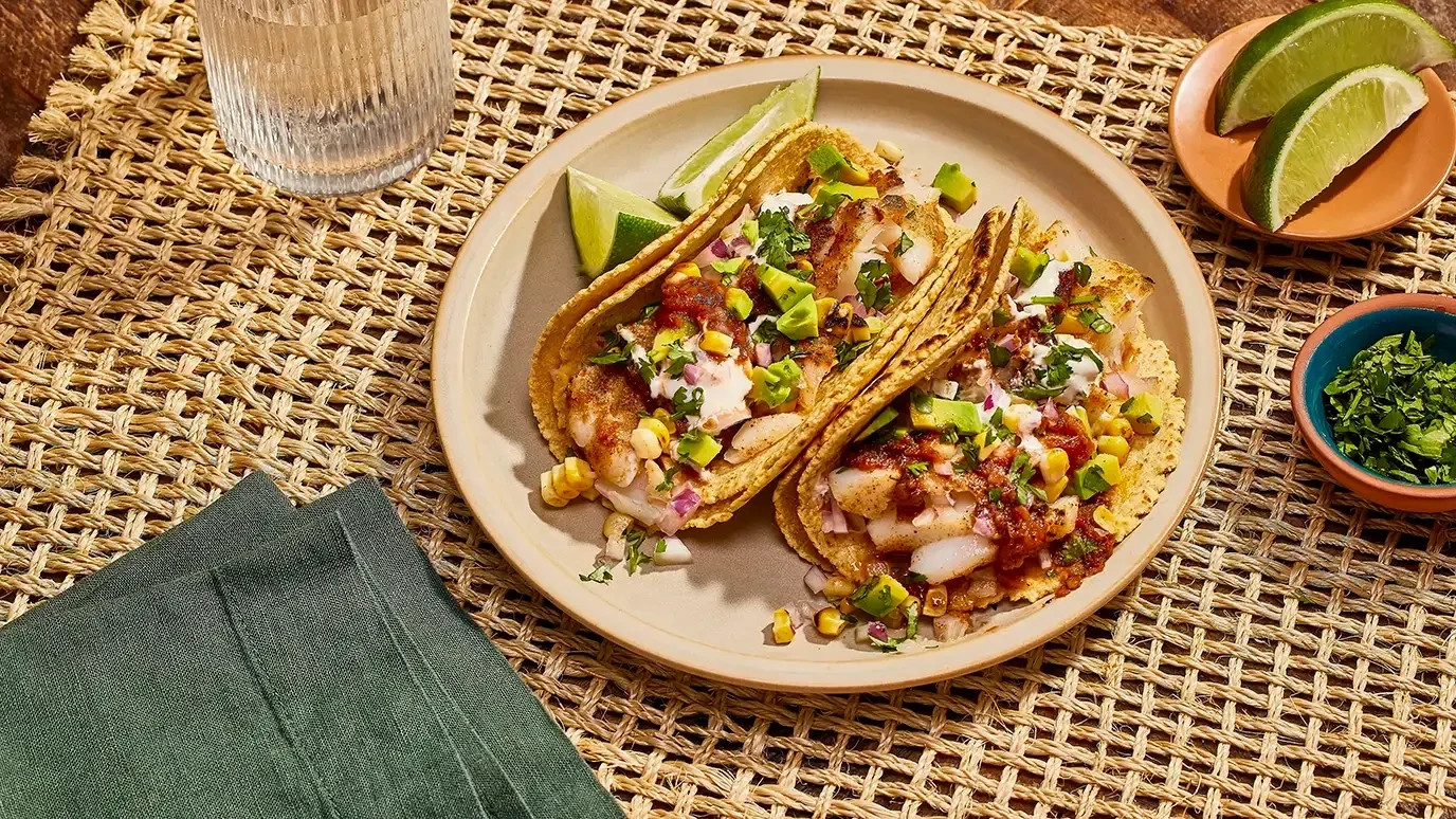 Easy Fish Tacos with Chipotle Salsa