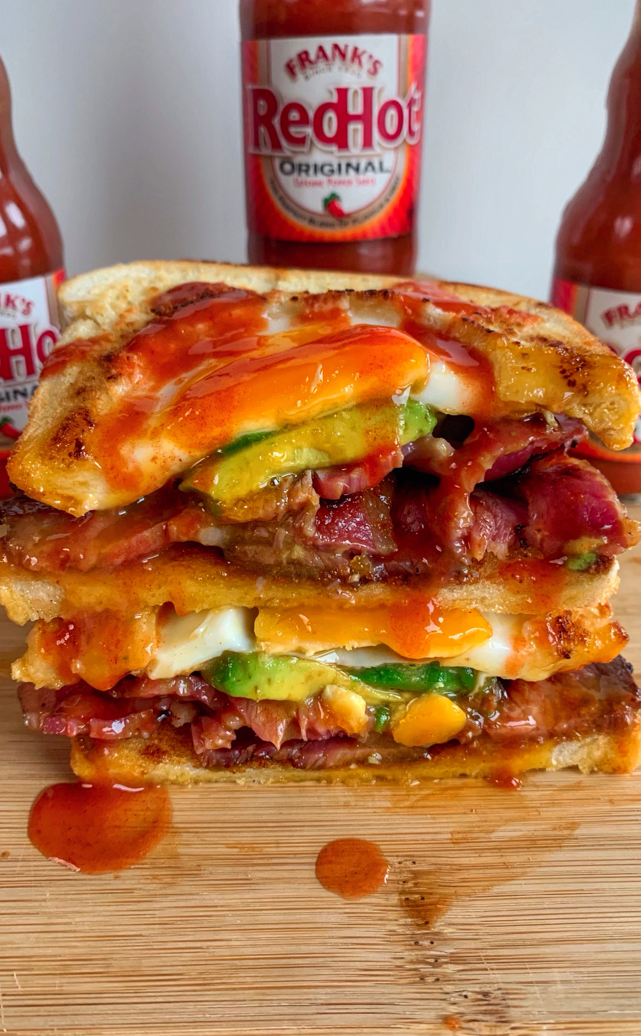 FitWaffle’s Egg in a hole breakfast sandwich