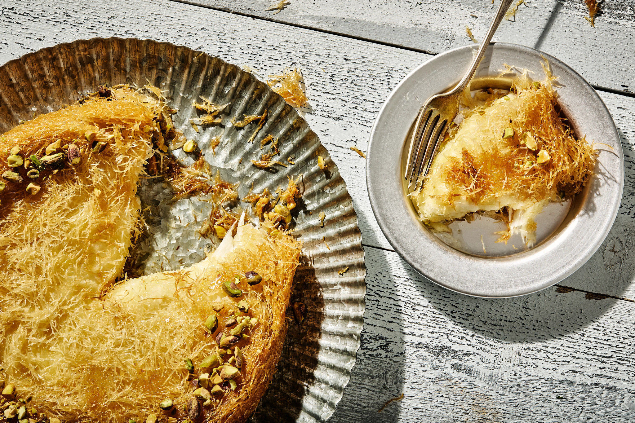Kanafeh with Spiced Syrup