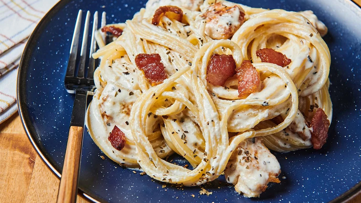 Creamy Chicken And Bacon Pasta