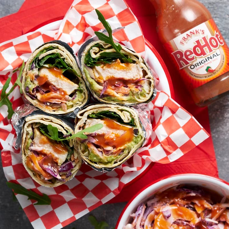 Spicy Chicken Avocado Wrap