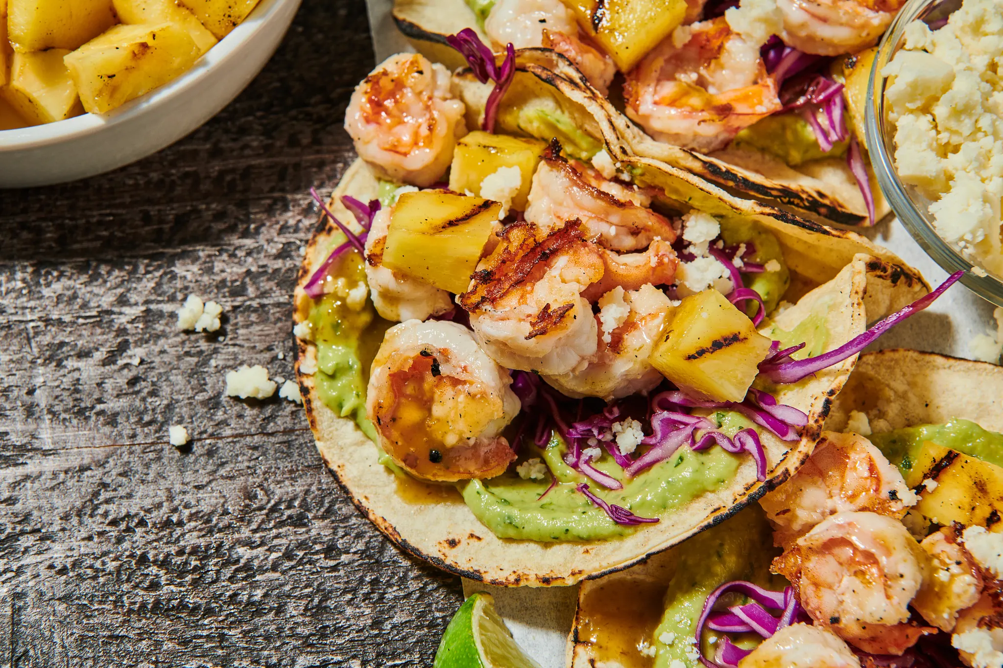 Pineapple Shrimp Tacos