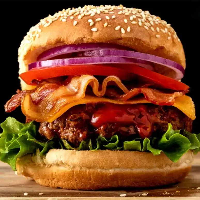 Franks RedHot Pikantny Teksanski Burger Franks RedHot Pikantny Teksanski Burger