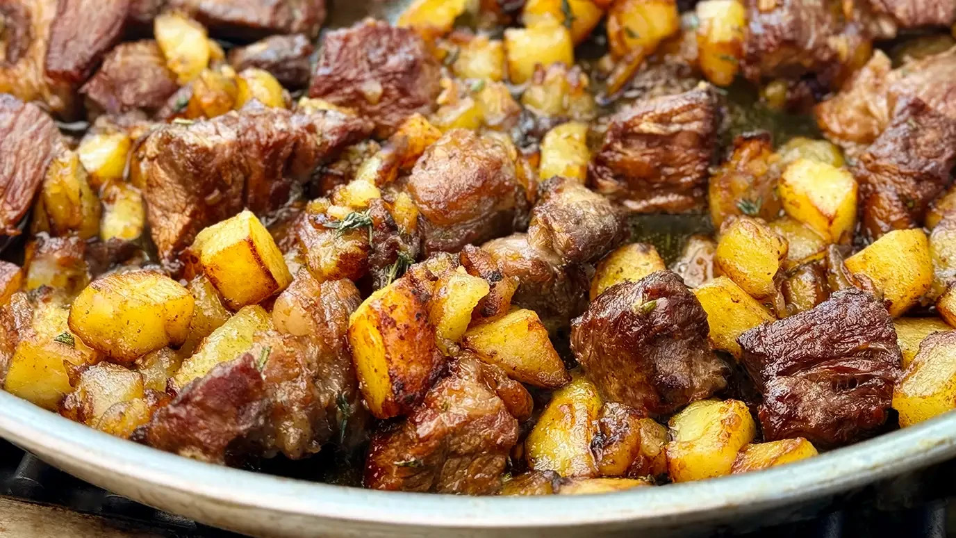 Garlic Steak Bites