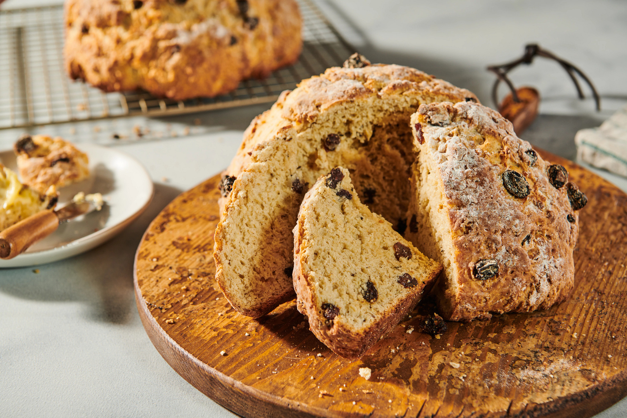 Cinnamon Raisin Irish Soda Bread