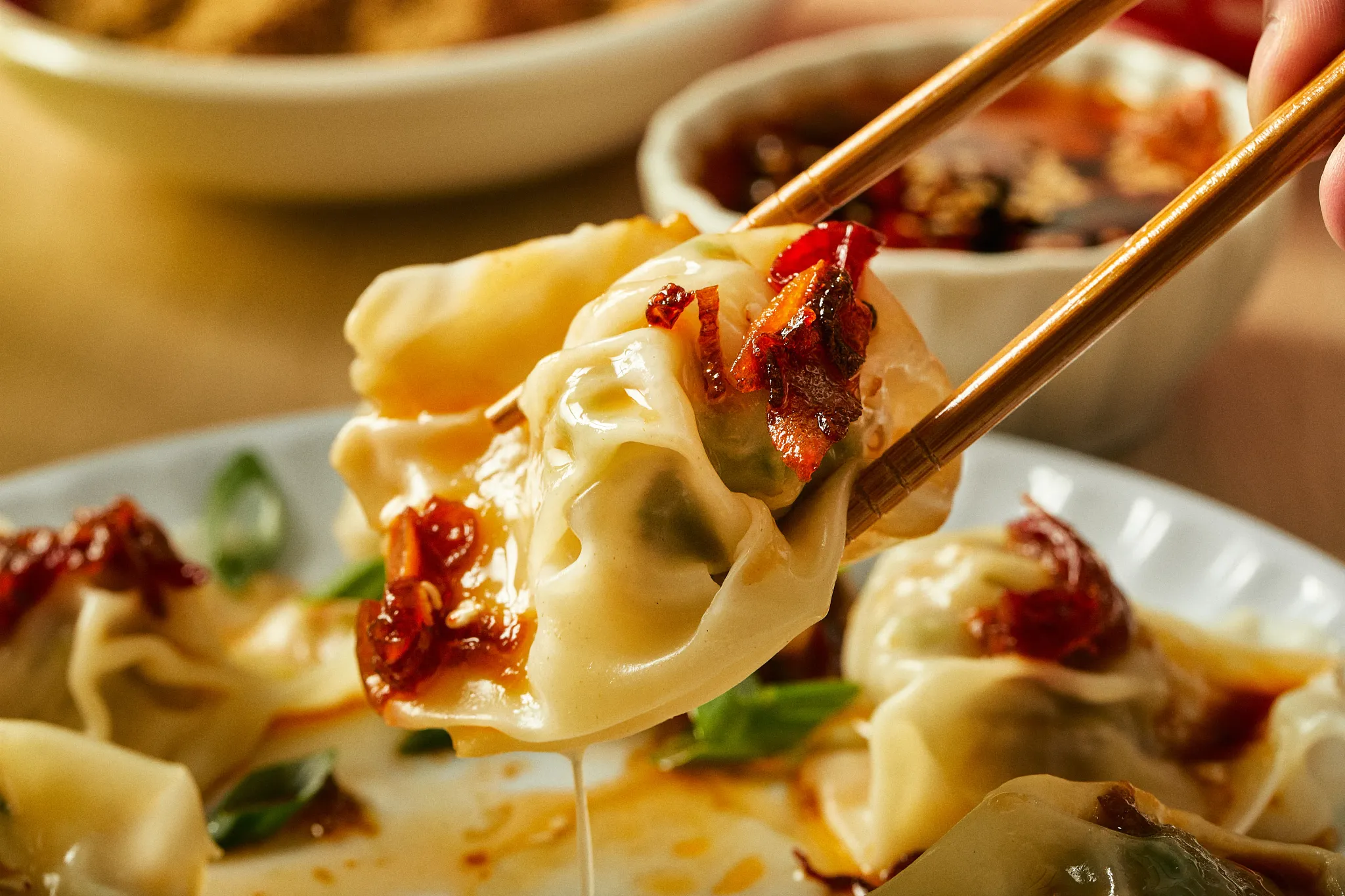 Drown Chili Crisp Dumplings