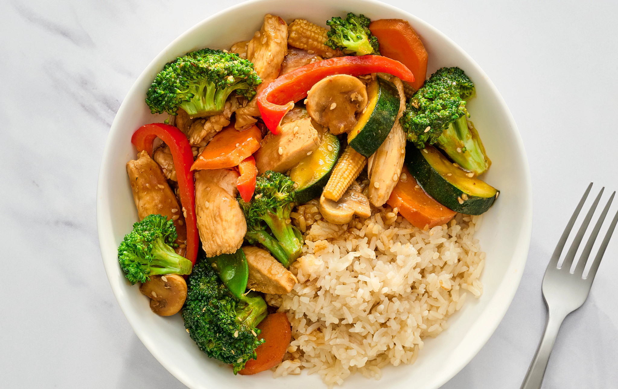 Hibachi Chicken & Rice