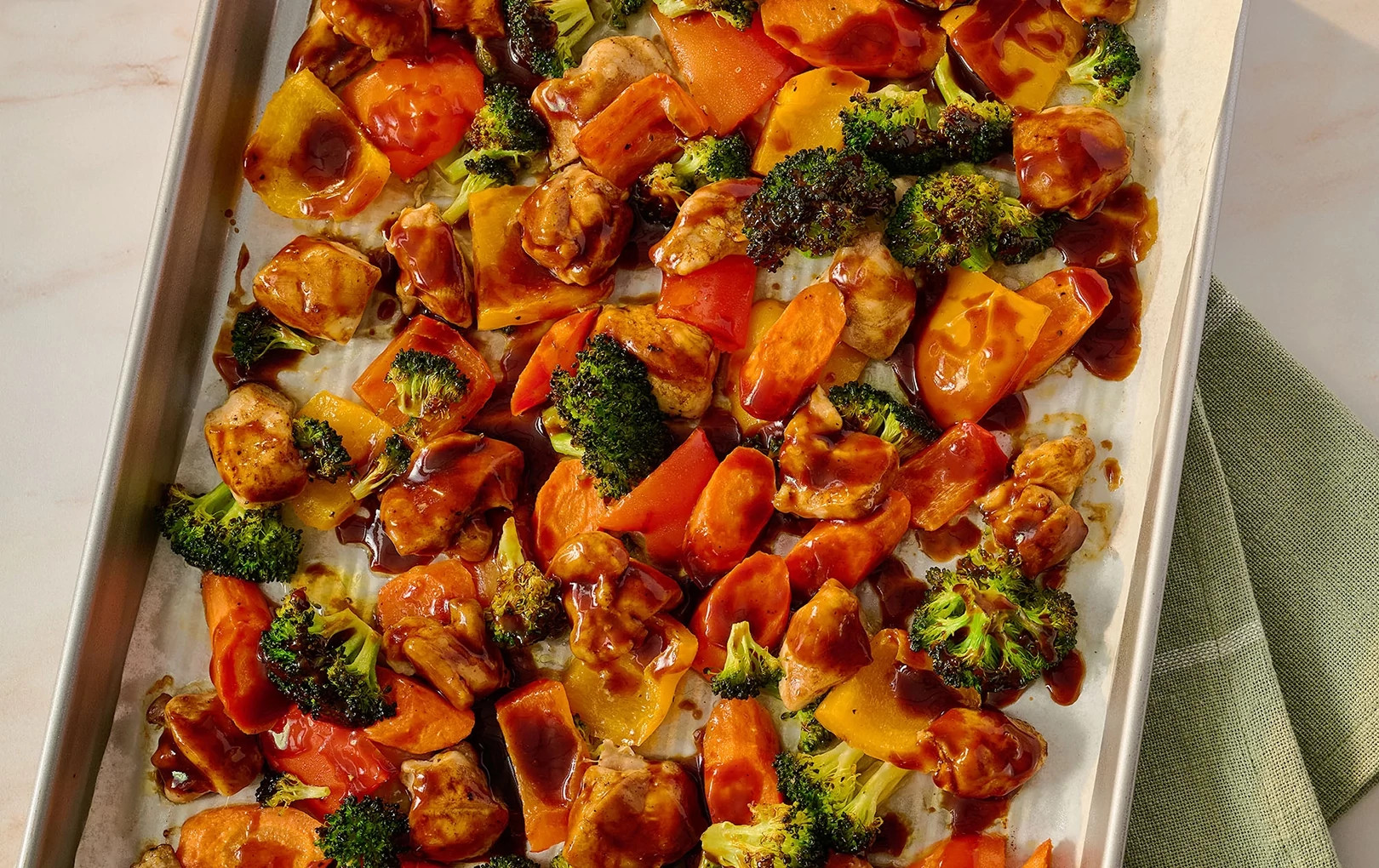Chicken Teriyaki & Veggie Sheet Pan