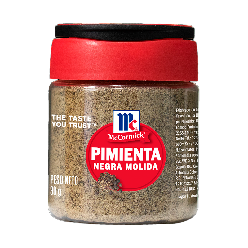 PIMIENTA NEGRA MOLIDA MCCORMICK®