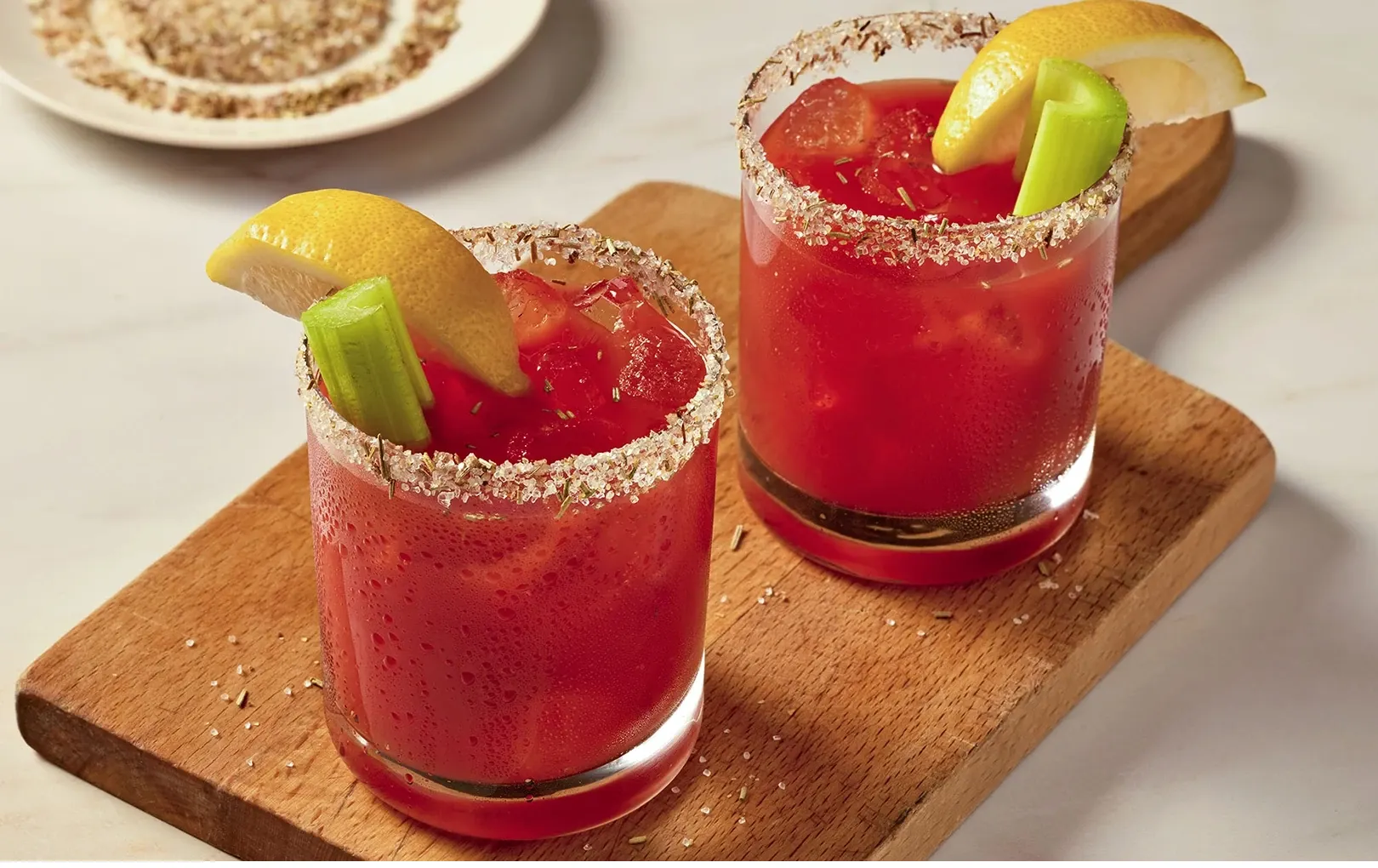 Smoky Garlic and Rosemary Bloody Mary
