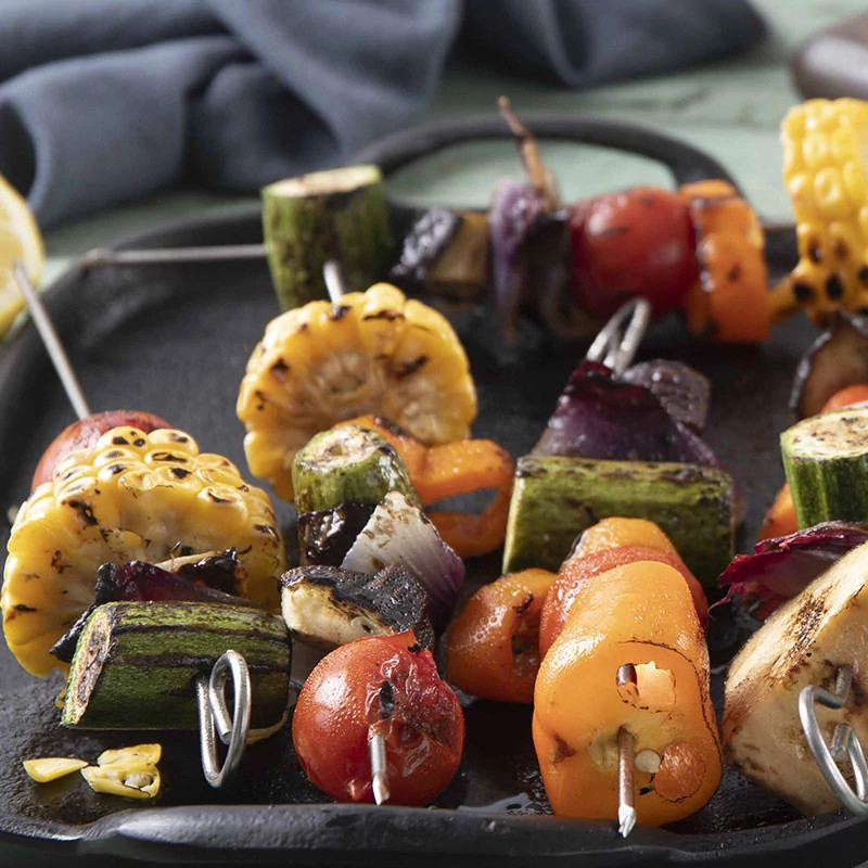 Spiedini alle verdure con BBQ Vegetables La Drogheria 1880