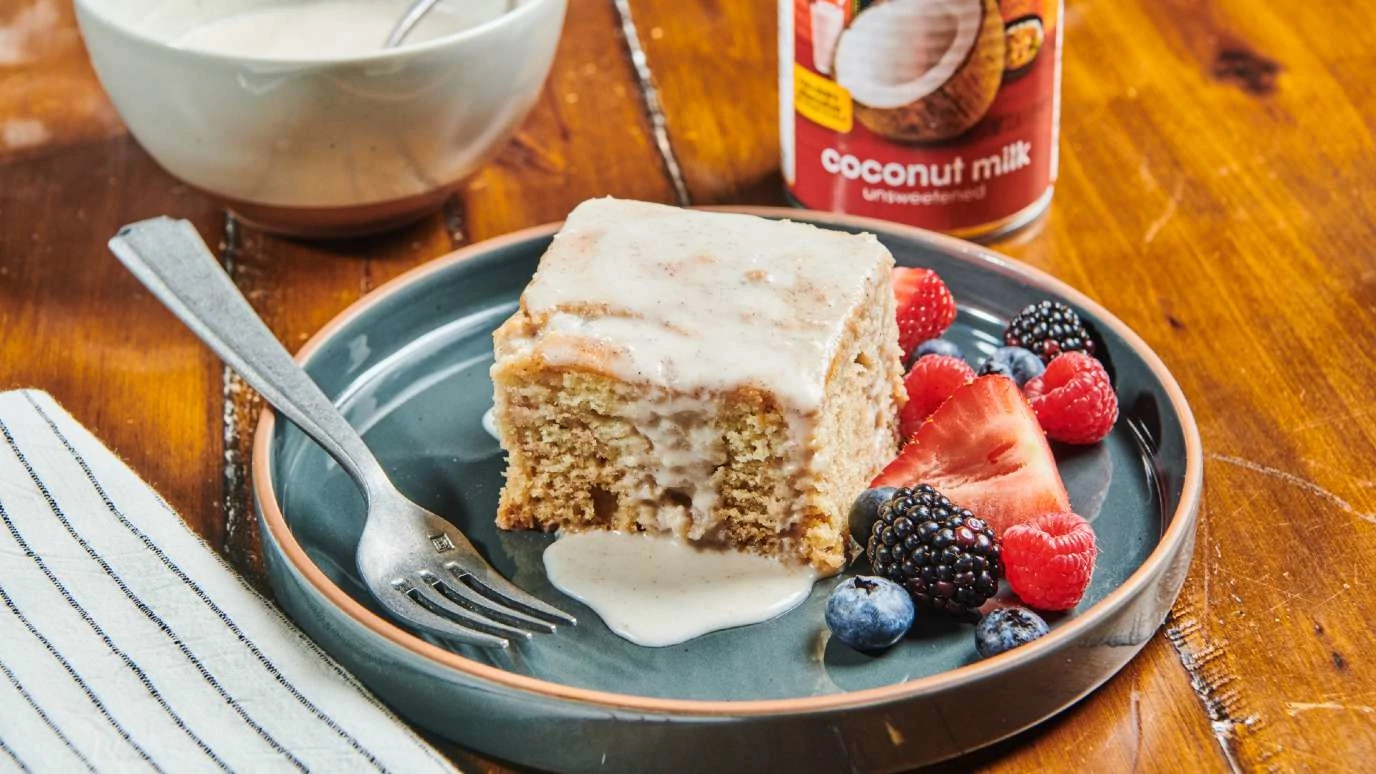 Vegan Coconut Tres Leches Cake