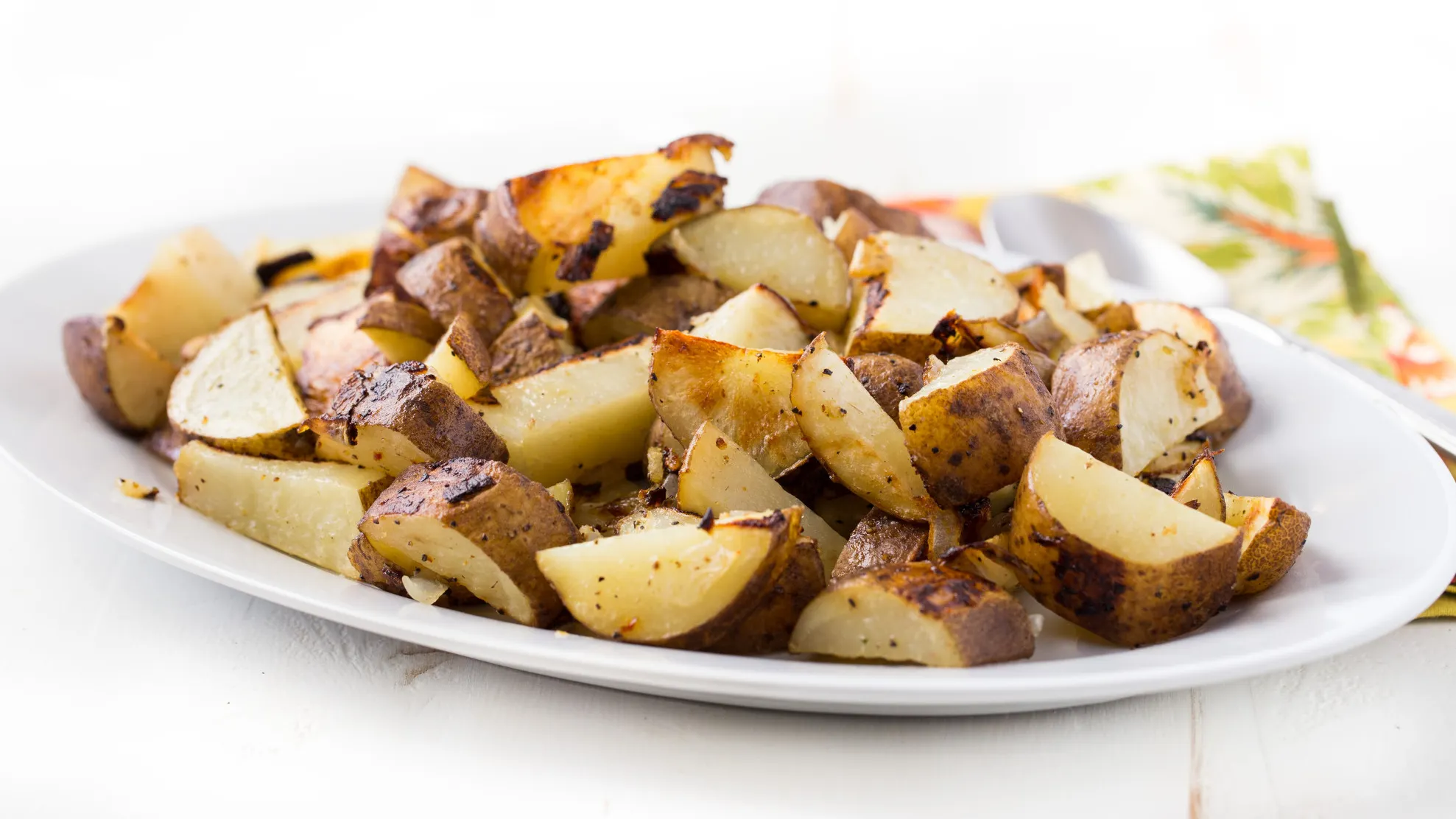 Garlic Oven Roasted Potatoes