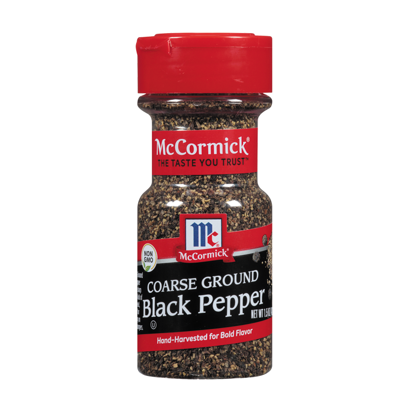 course ground black pepper