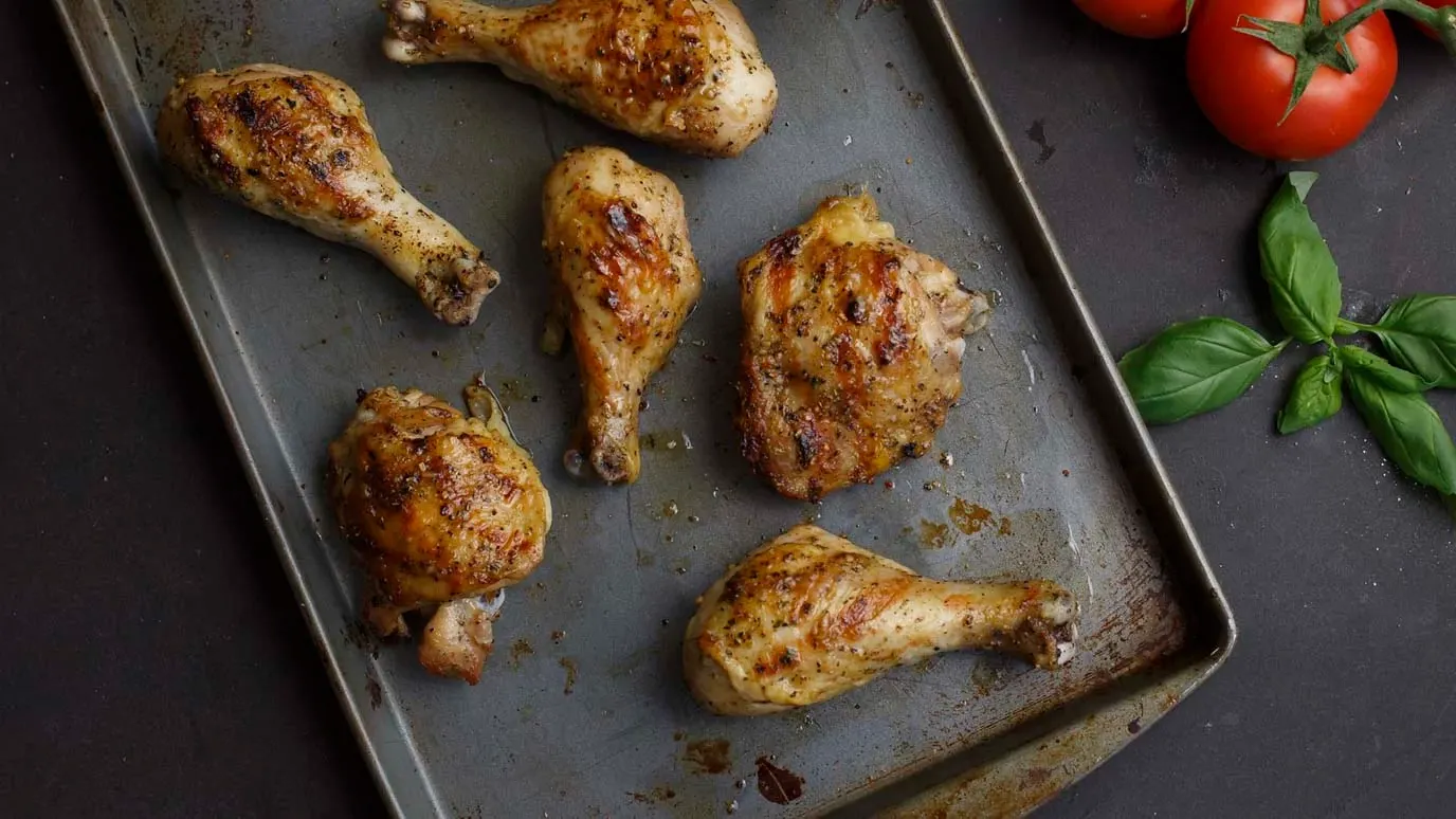 Tomato Garlic Basil Marinated Chicken