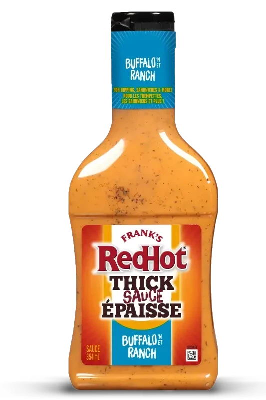 SAUCE ÉPAISSE BUFFALO ET RANCH FRANK’S REDHOT SAUCE ÉPAISSE BUFFALO ET RANCH FRANK’S REDHOT