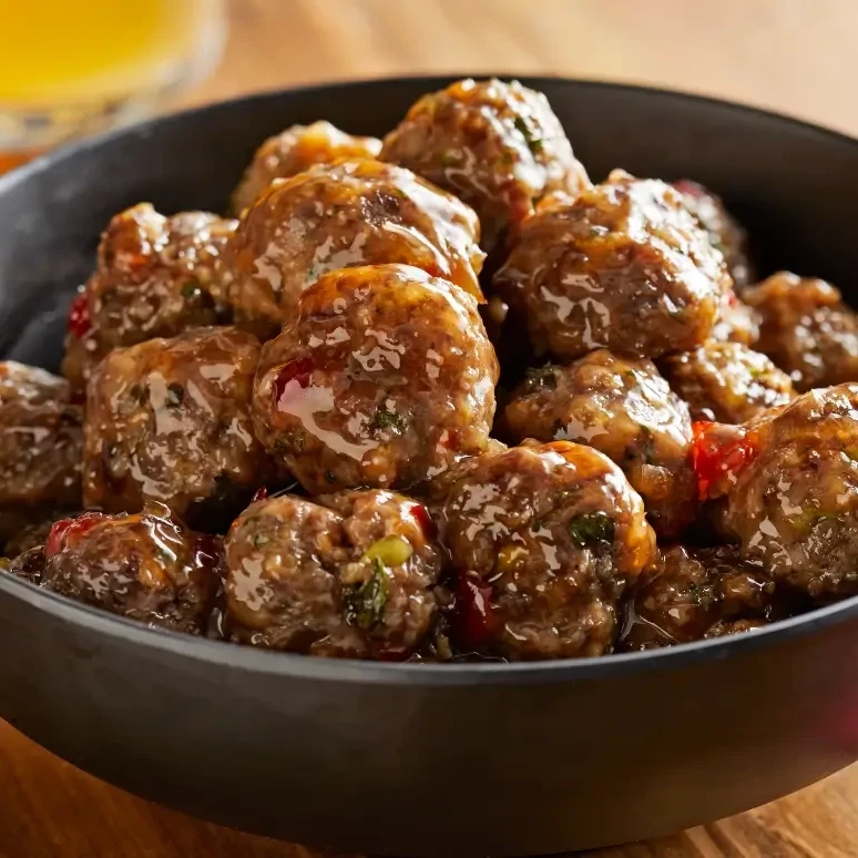 Boulettes De Viande Bbq à la Sauce Sweet Chili Frank's RedHot Boulettes De Viande Bbq à la Sauce Sweet Chili Frank's RedHot